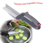 Smart Kitchen Scissors | 2-in-1 Cutting Board Design