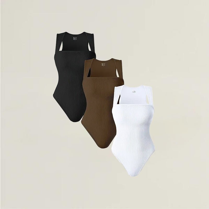 Seamless Shaping Bodysuit | Ribbed Compression Tank Design