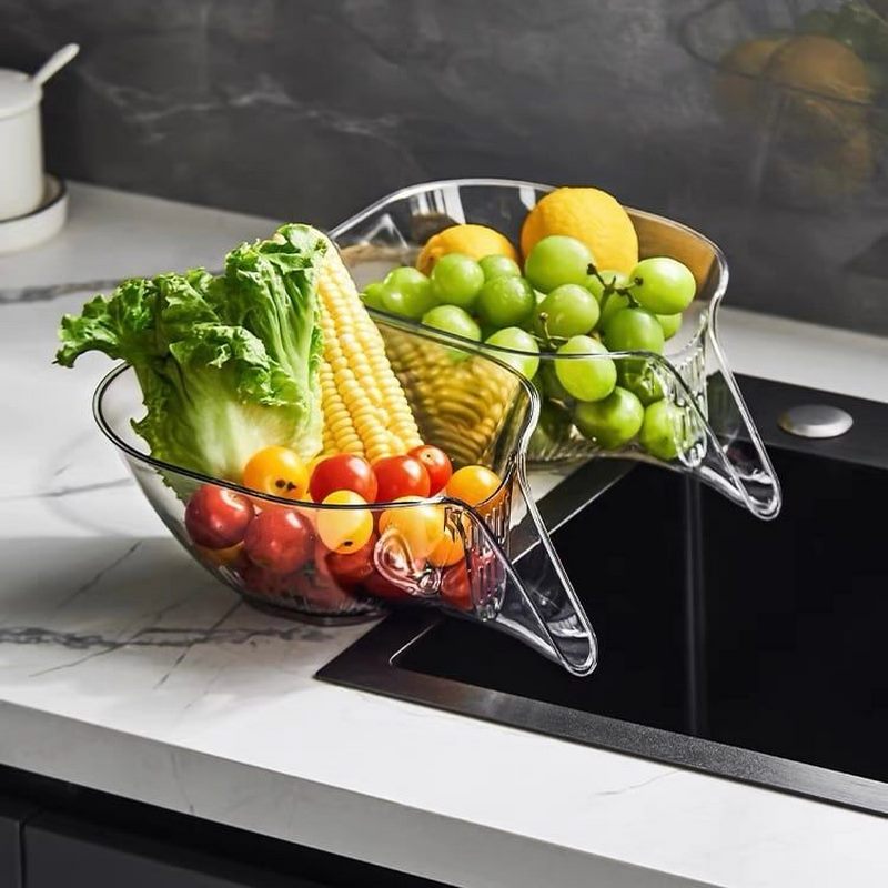 Kitchen Draining Basket | Removable Multi-Purpose Strainer