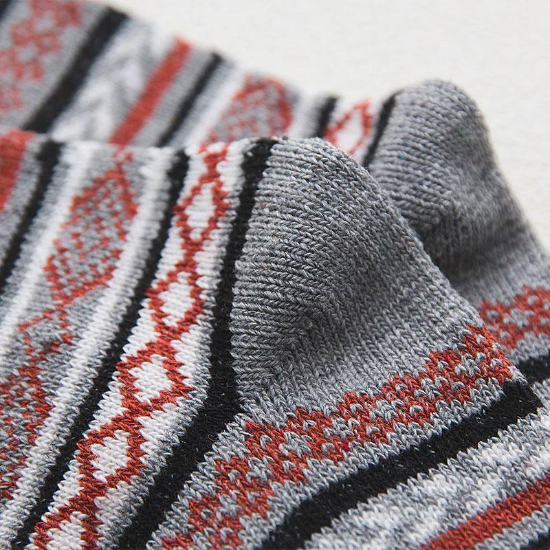 Nordic Winter Socks | Scandinavian Pattern Wool Blend