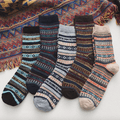 Nordic Winter Socks | Scandinavian Pattern Wool Blend