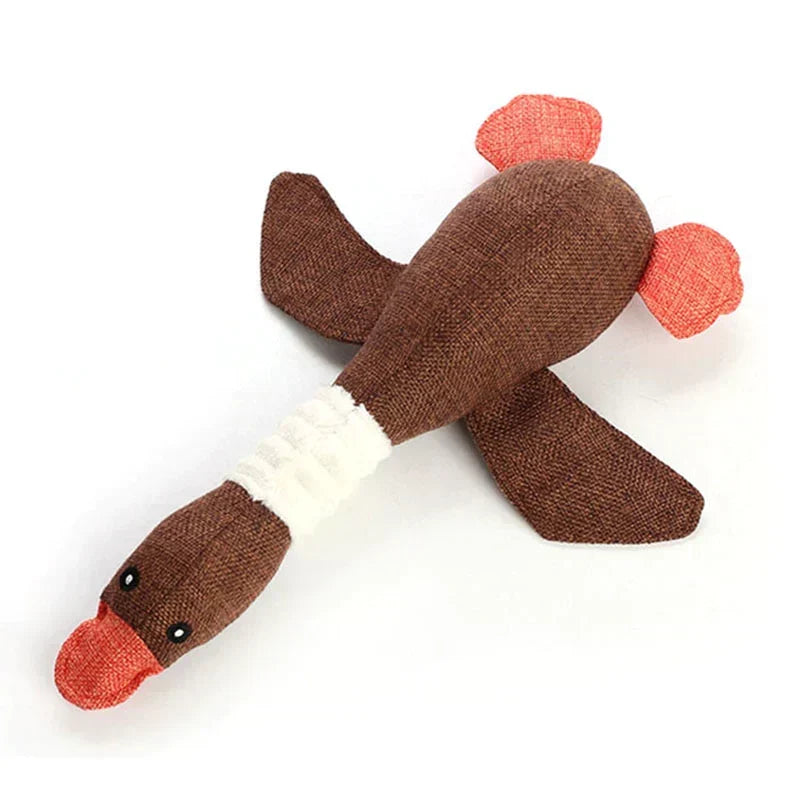 Interactive Dog Duck Toy | Durable Fabric Design
