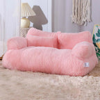 Plush Pet Sofa Bed | Premium Fleece Cat & Dog Lounger