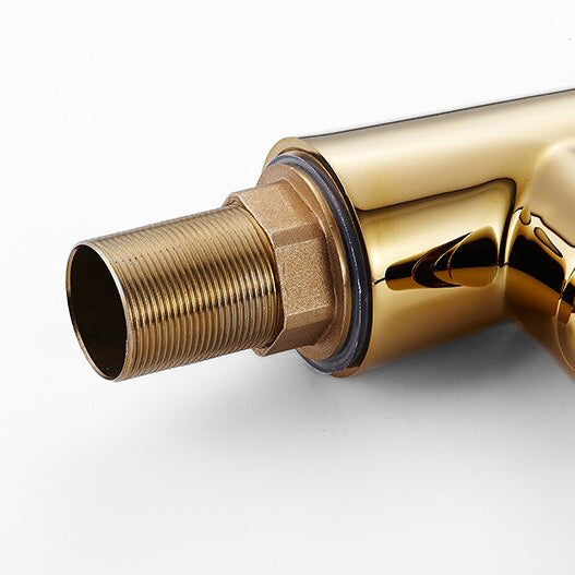 Modern Kitchen Faucet | Gold Pull-Down Spray Head