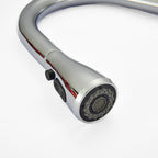Modern Kitchen Faucet | White Pull-Down Spray Head