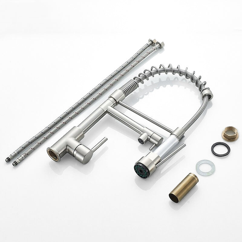 Professional Kitchen Faucet | Dual-Mode Pull-Down Sprayer