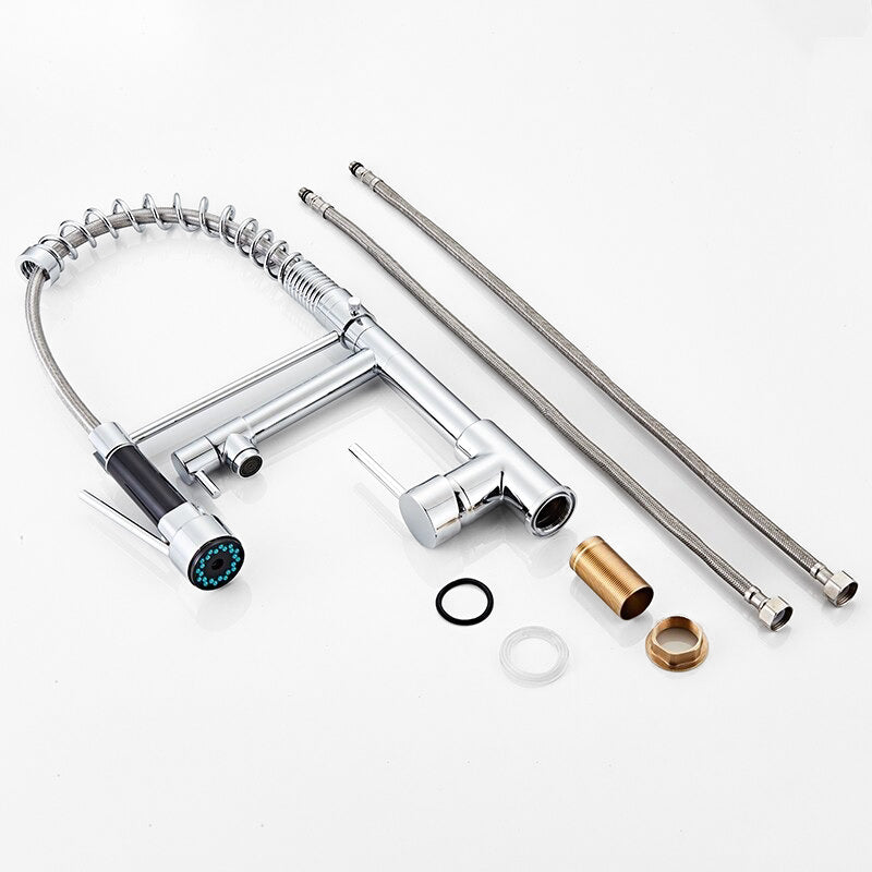 Professional Kitchen Faucet | Dual-Mode Pull-Down Sprayer