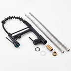 Modern Kitchen Faucet | Matte Black Pull-Down Sprayer