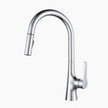 Pull-Down Kitchen Faucet | Chrome Gooseneck Design With Spray Head