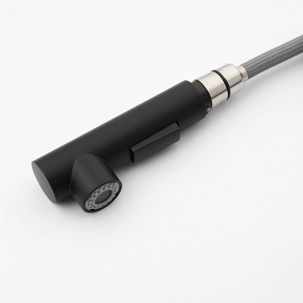 Modern Kitchen Faucet | Pull-Out Spray Head Matte Black