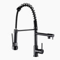 Modern Kitchen Faucet | Matte Black Pull-Down Sprayer