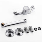 Wall Mounted Kitchen Faucet | Chrome Swivel Spout Design