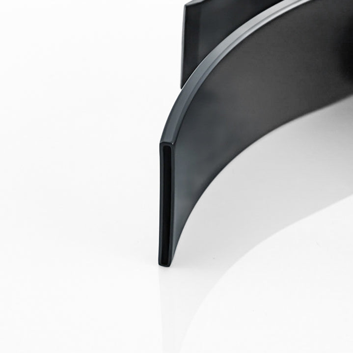 Modern Waterfall Basin Faucet | Matte Black Single Handle Design