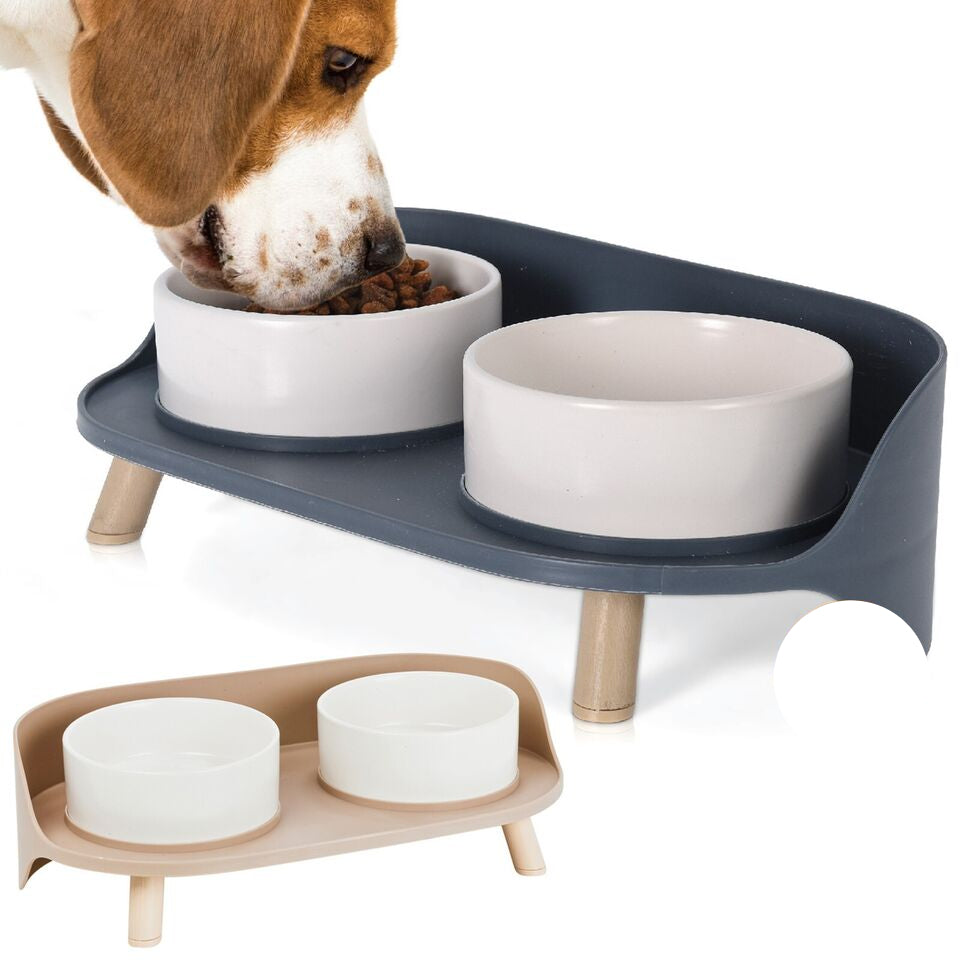 Elevated Pet Food Bowl Set | Ergonomic Raised Feeding Station