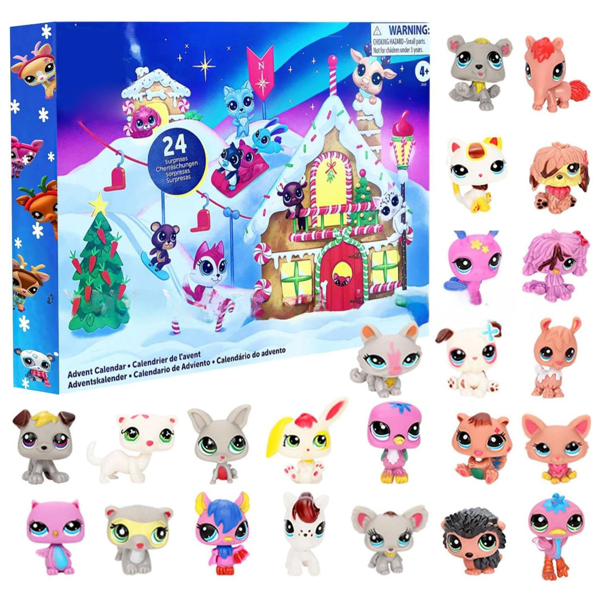Pet Shop Advent Calendar | 24 Collectible Animal Figures